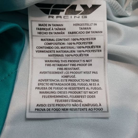 Fly Racing Shirt Mens Large Motocross Dirt biking Cycling Zipper Pouch - Picture 8 of 9